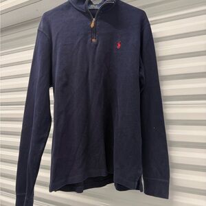 Polo Ralph Lauren Quarter Zip Navy Long Sleeve